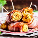 Egg Roll Wrapped in Bacon
