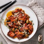 Beef with Mushrooms and Olives