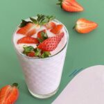 Strawberry Lavender Milkshake