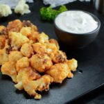 Cauliflower Bites with Garlic Yogurt