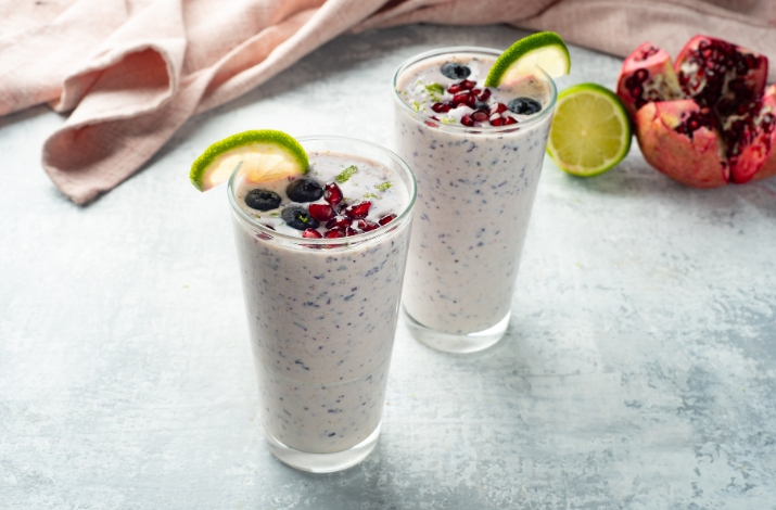 Blueberry Lime Vanilla Shake