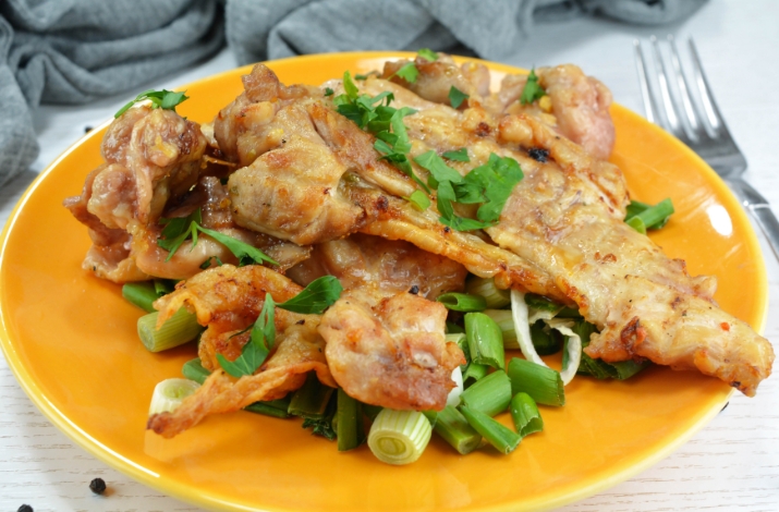 Garlic Chicken Thighs