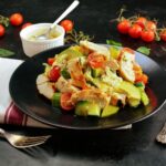 Grilled Chicken Breast, Avocado & Tomato Salad