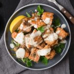 Butter-Fried Salmon with Keto Béchamel & Nutmeg