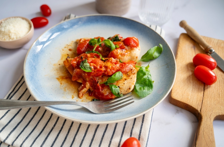 Chicken Tomato-Parmesan Cutlets