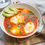 Shakshuka with Mozzarella & Avocado