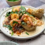 Tuscan Shrimp with Spinach
