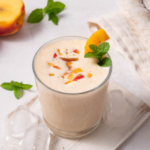 Grilled Peach & Vanilla Shake
