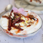 Roasted Rhubarb Protein Bowl